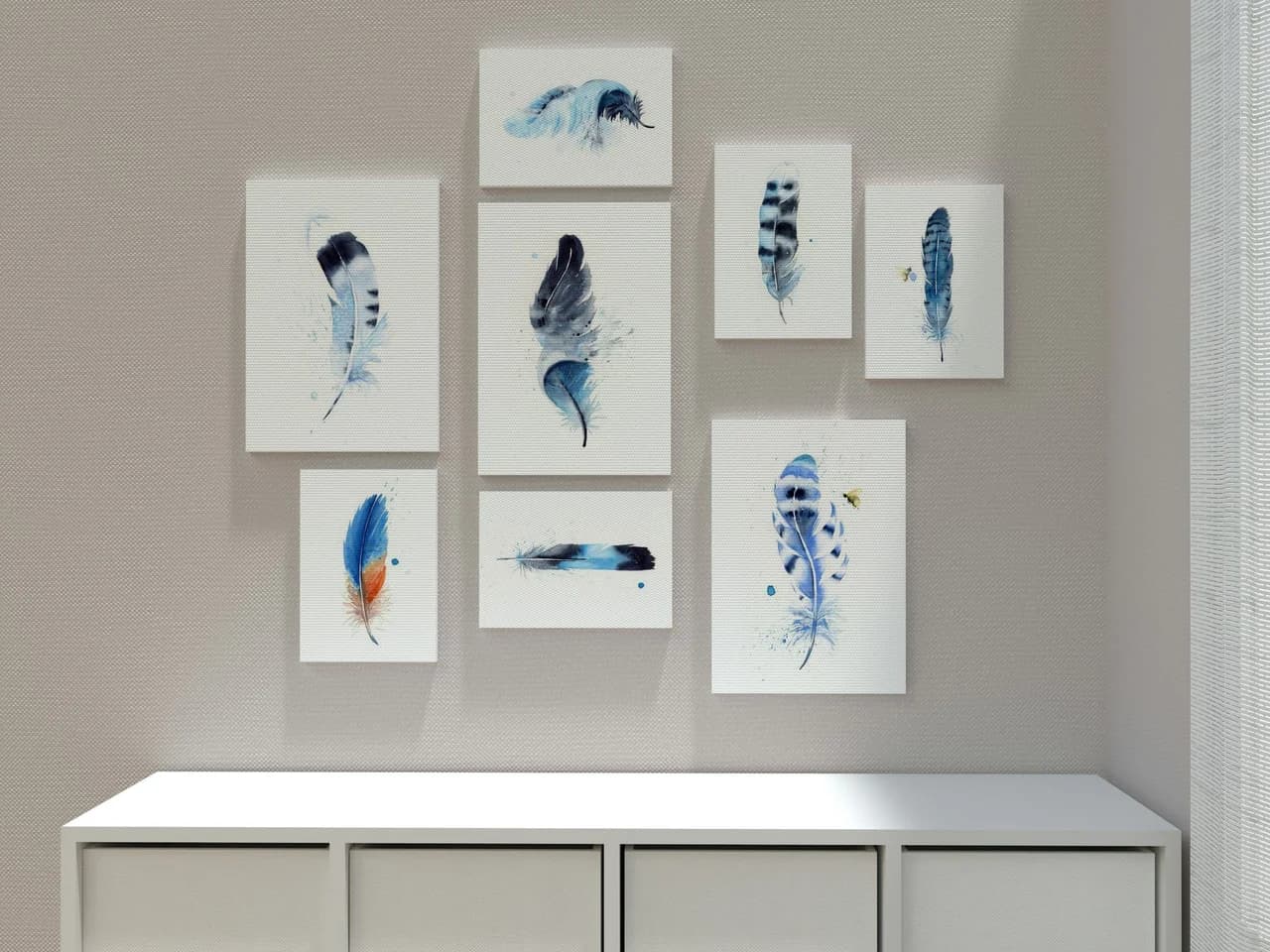 Blue Jay shown in a room setting