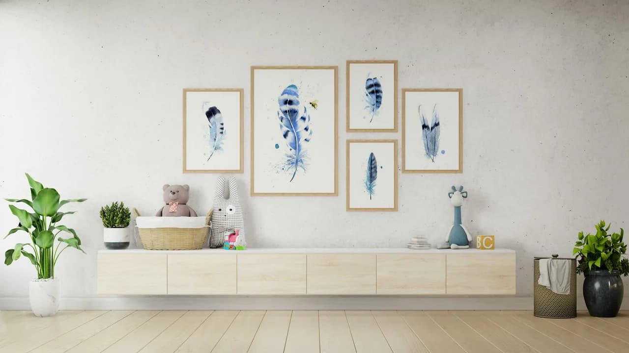 Blue Jay shown in a room setting