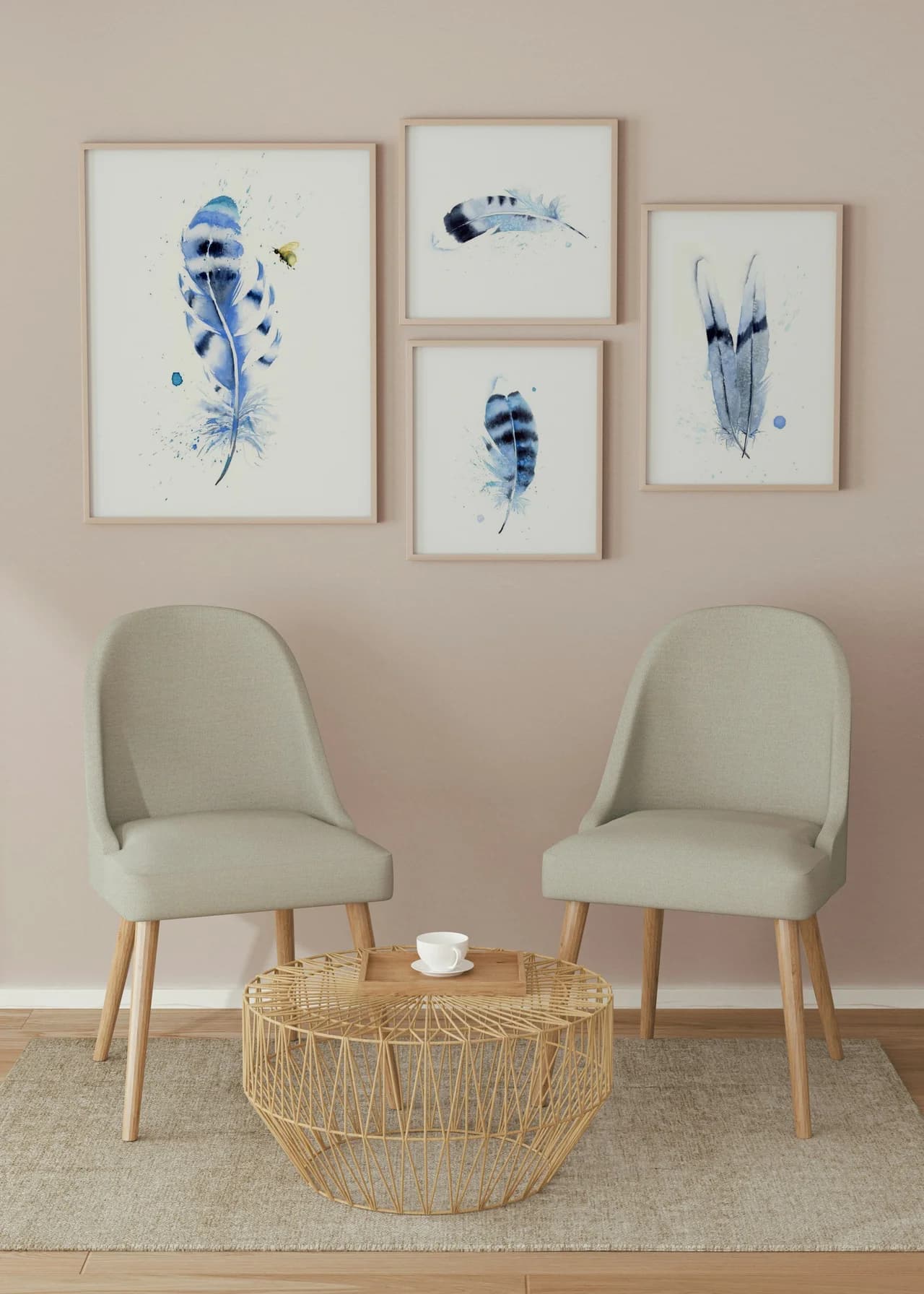 Blue Jay shown in a room setting