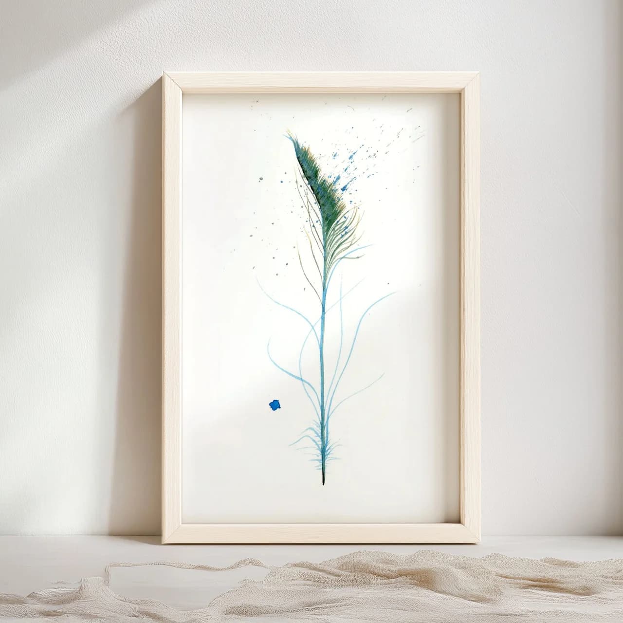 Peacock shown in a room setting