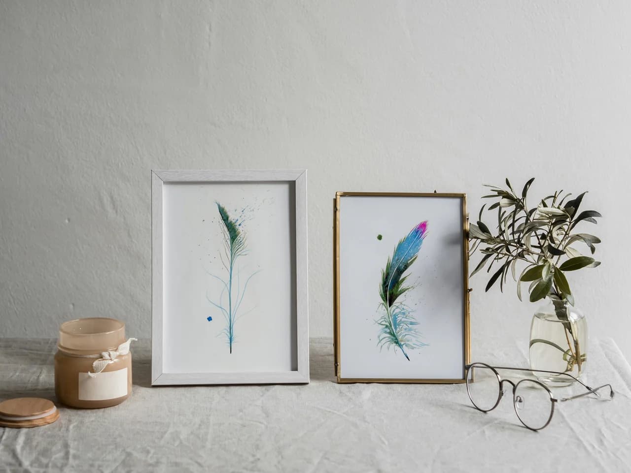 Peacock shown in a room setting