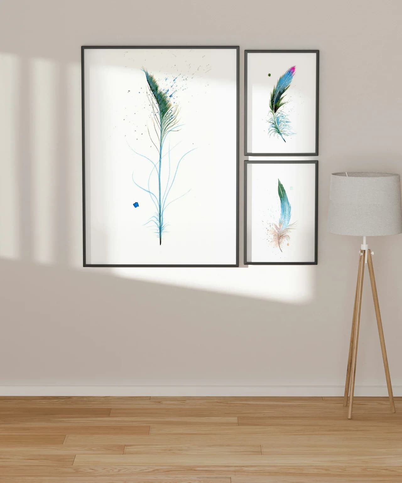 Peacock shown in a room setting