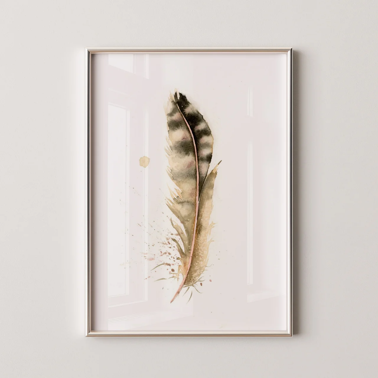Northern Flicker shown in a room setting