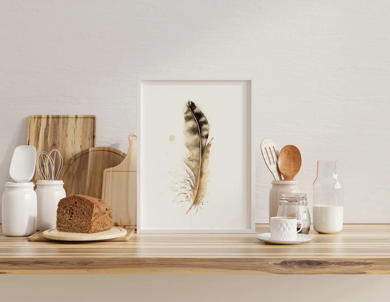 Northern Flicker shown in a room setting