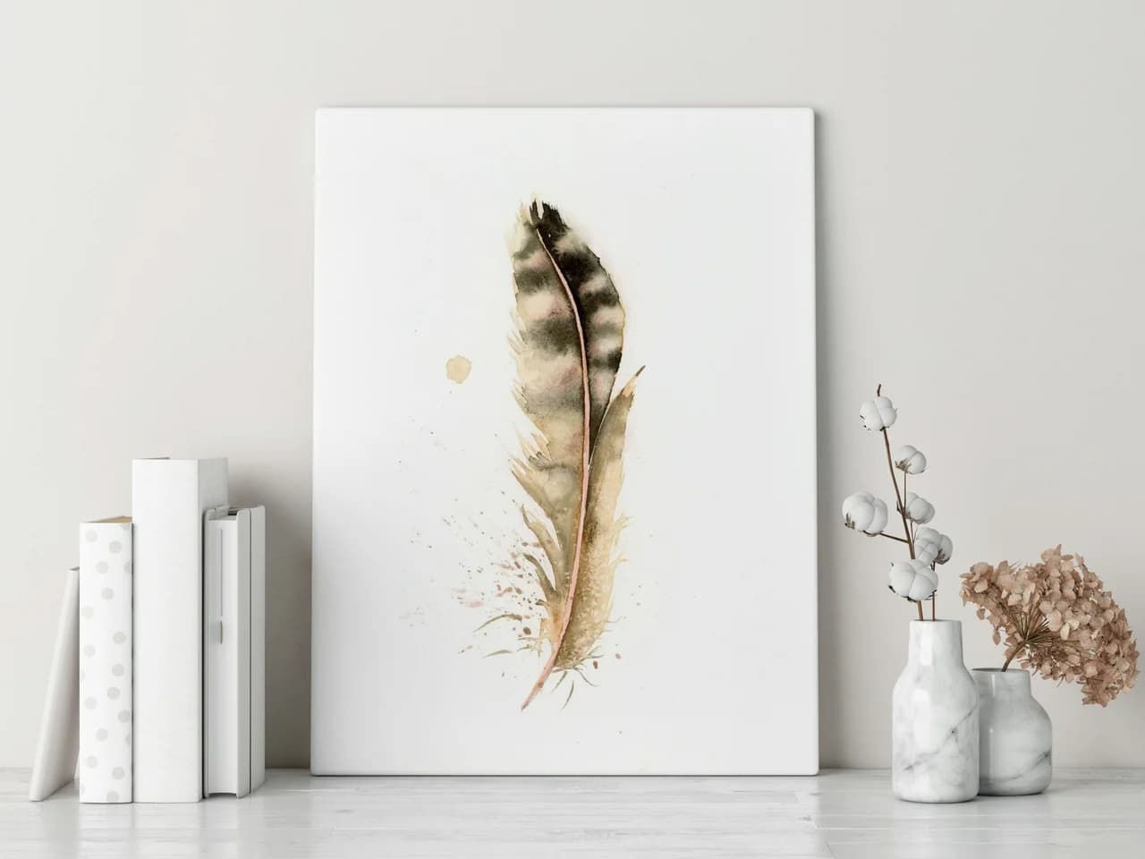 Northern Flicker shown in a room setting