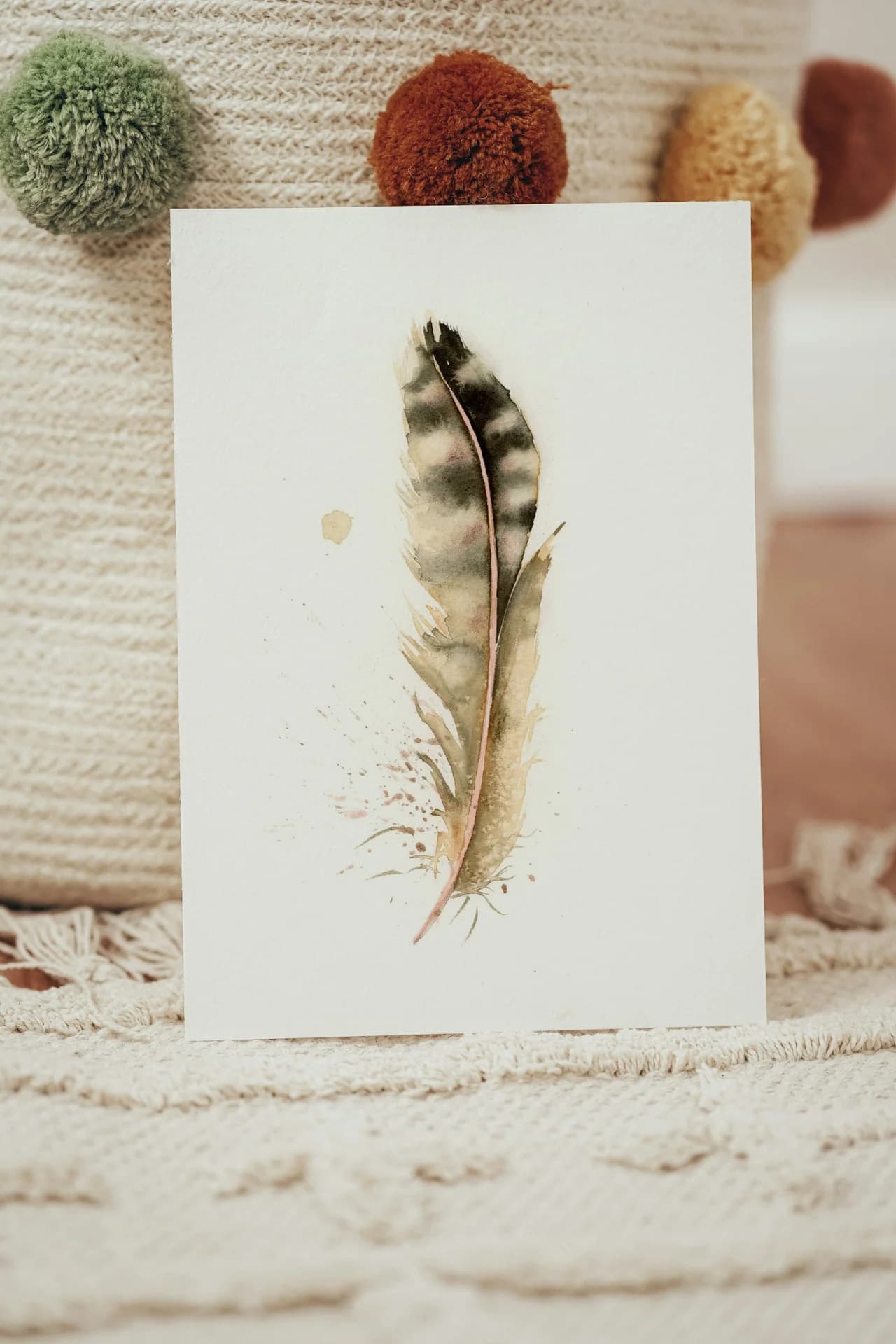 Northern Flicker shown in a room setting
