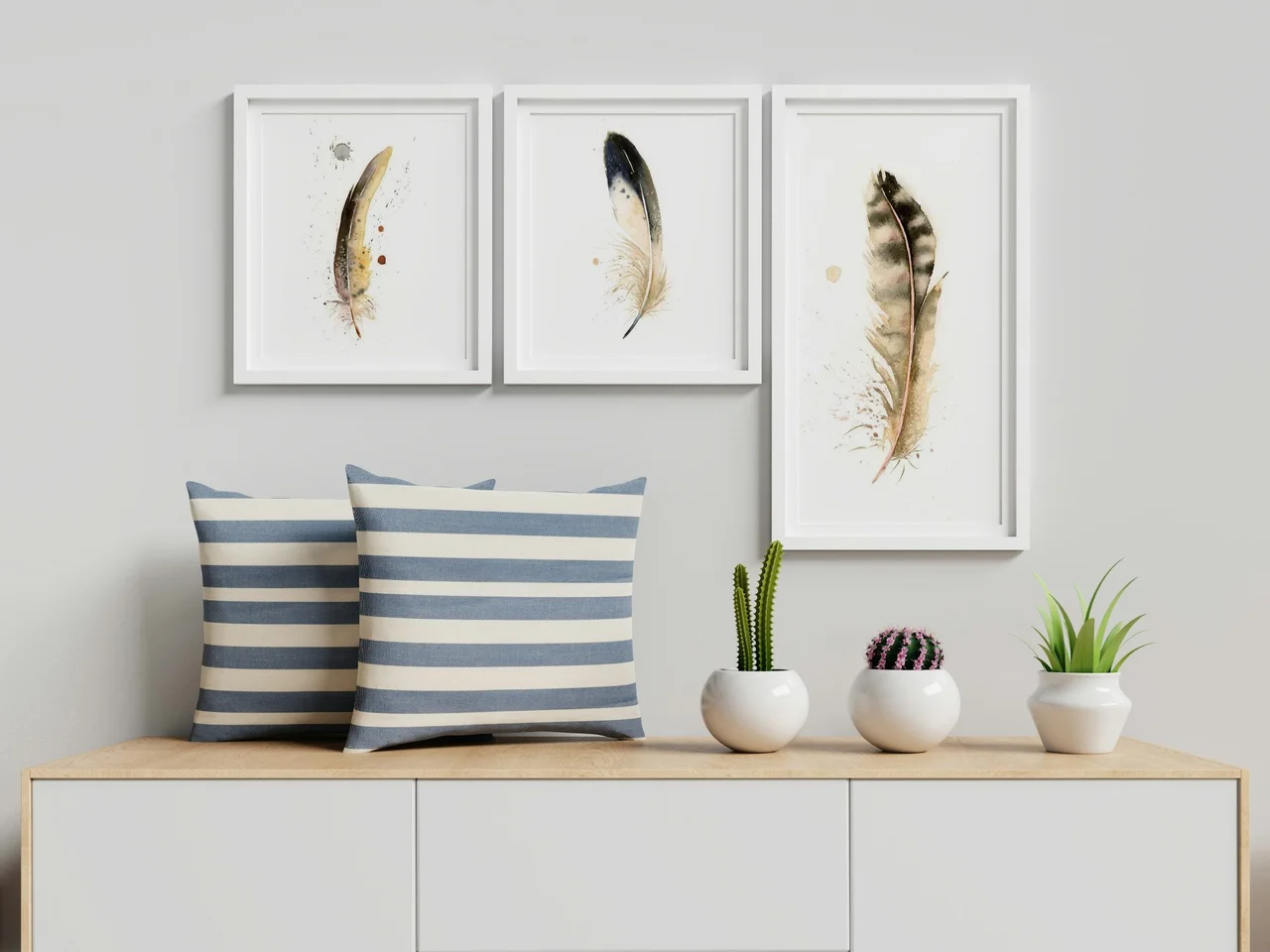 Northern Flicker shown in a room setting