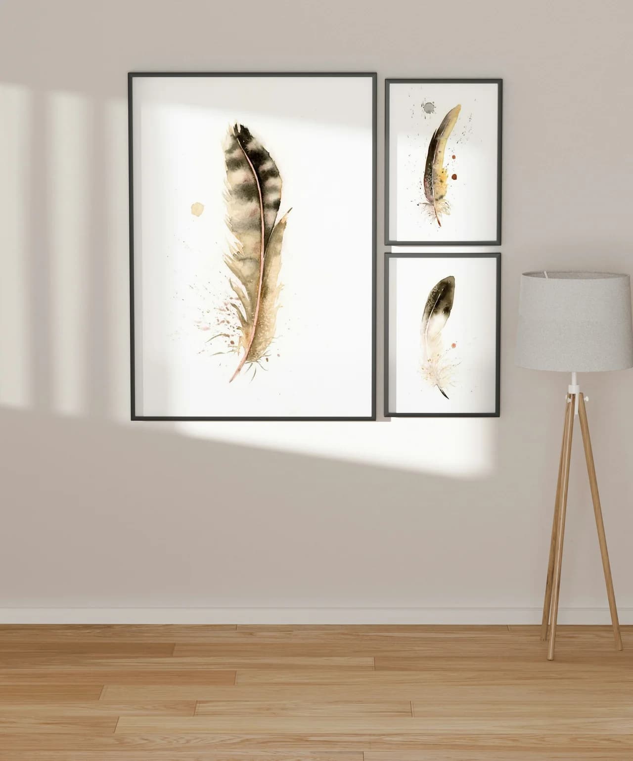 Northern Flicker shown in a room setting