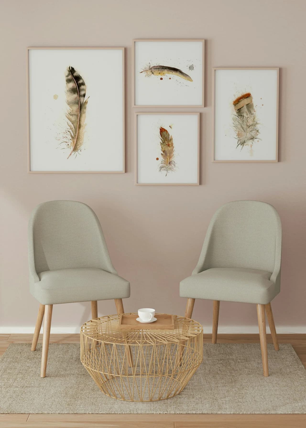 Northern Flicker shown in a room setting