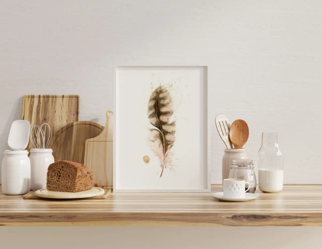 Northern Flicker shown in a room setting