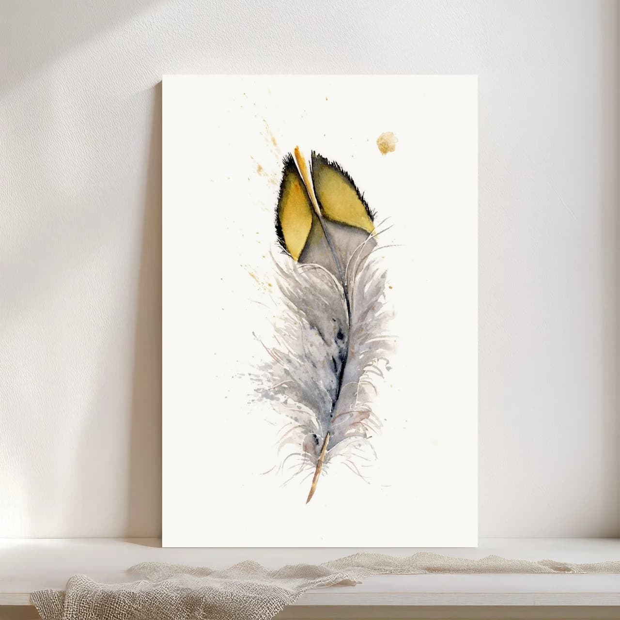 California Quail shown in a room setting