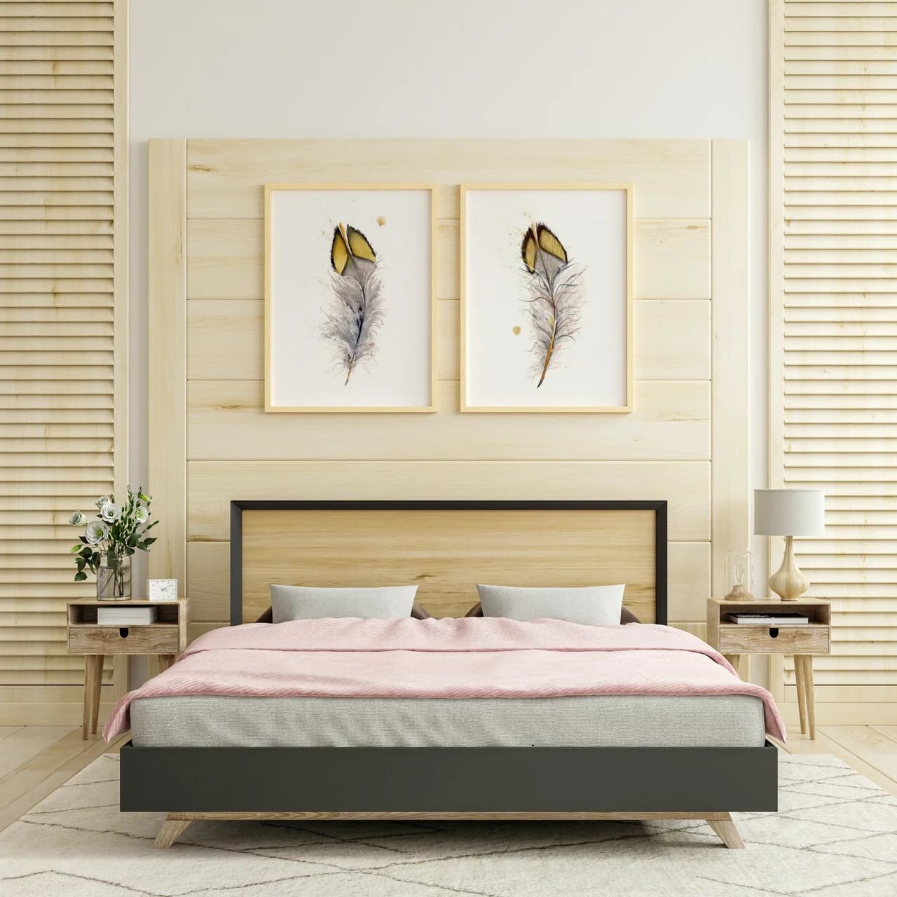 California Quail shown in a room setting