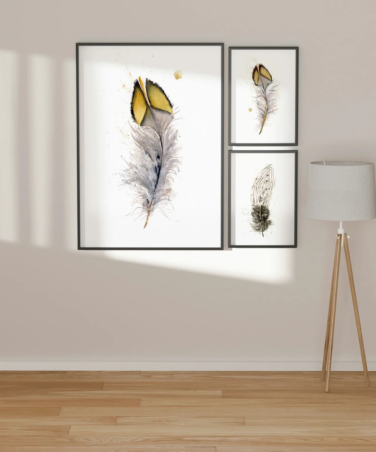 California Quail shown in a room setting