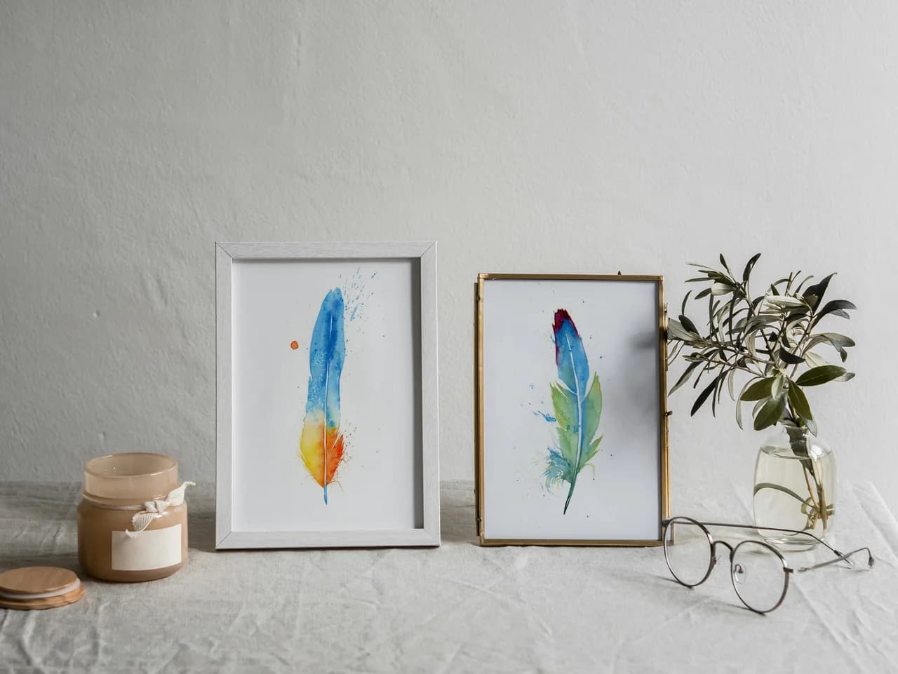 Macaw shown in a room setting