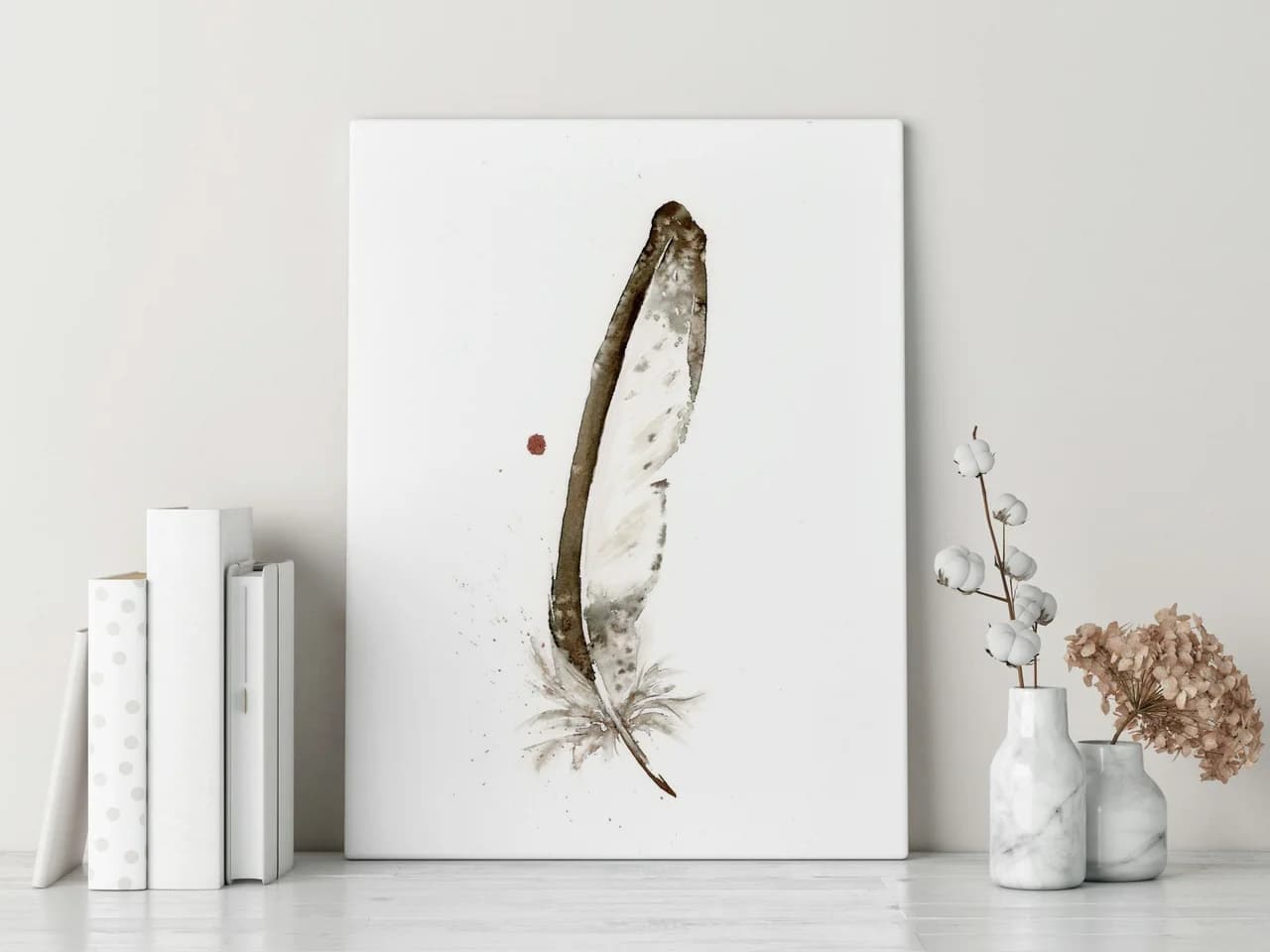 Bald Eagle shown in a room setting