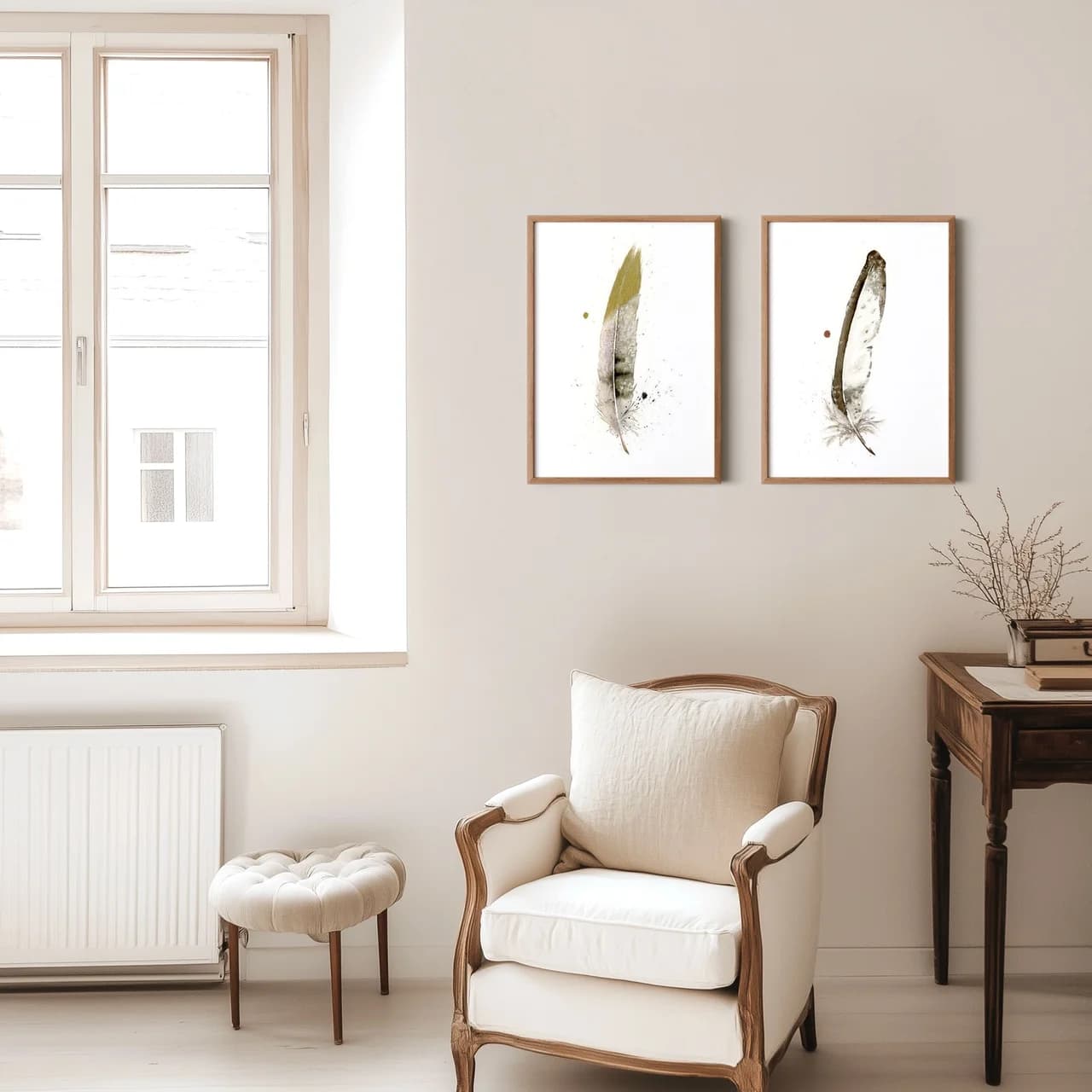 Bald Eagle shown in a room setting