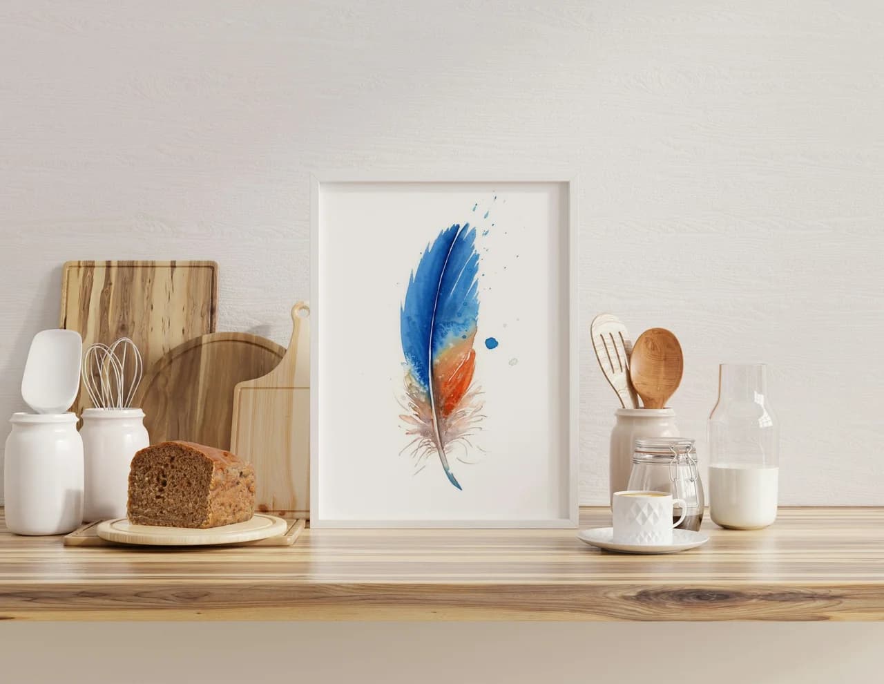 Kingfisher shown in a room setting