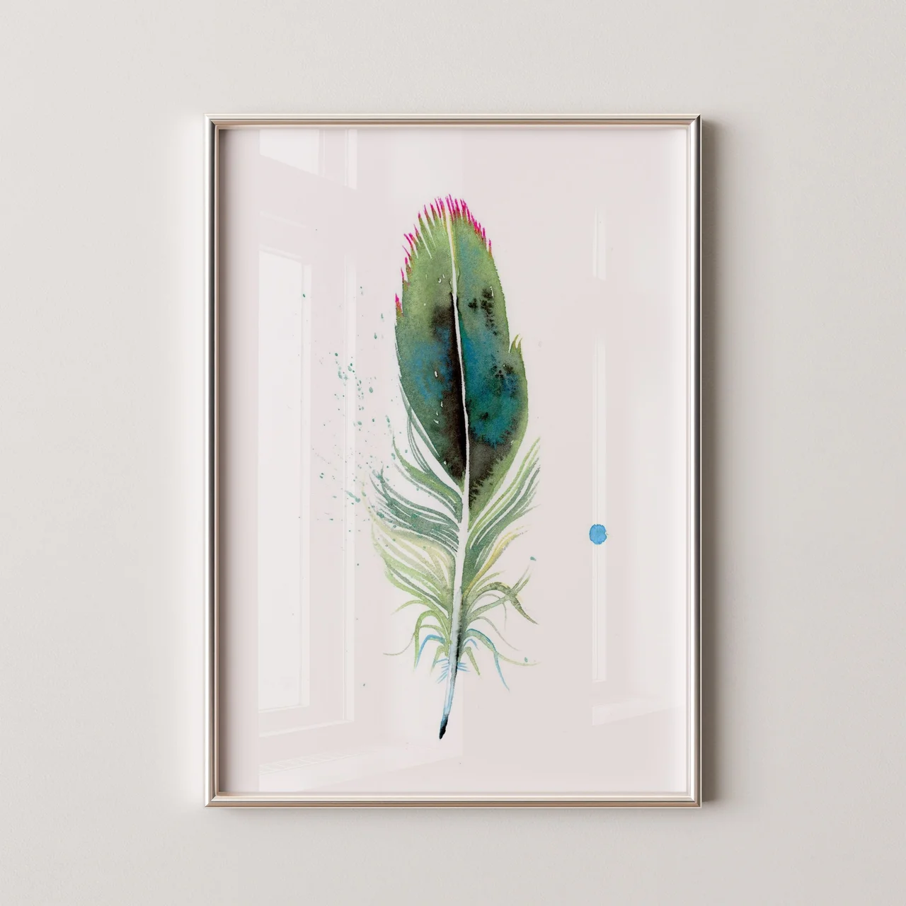Hummingbird shown in a room setting