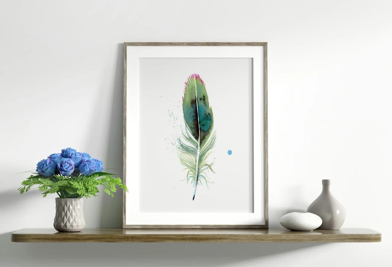 Hummingbird shown in a room setting