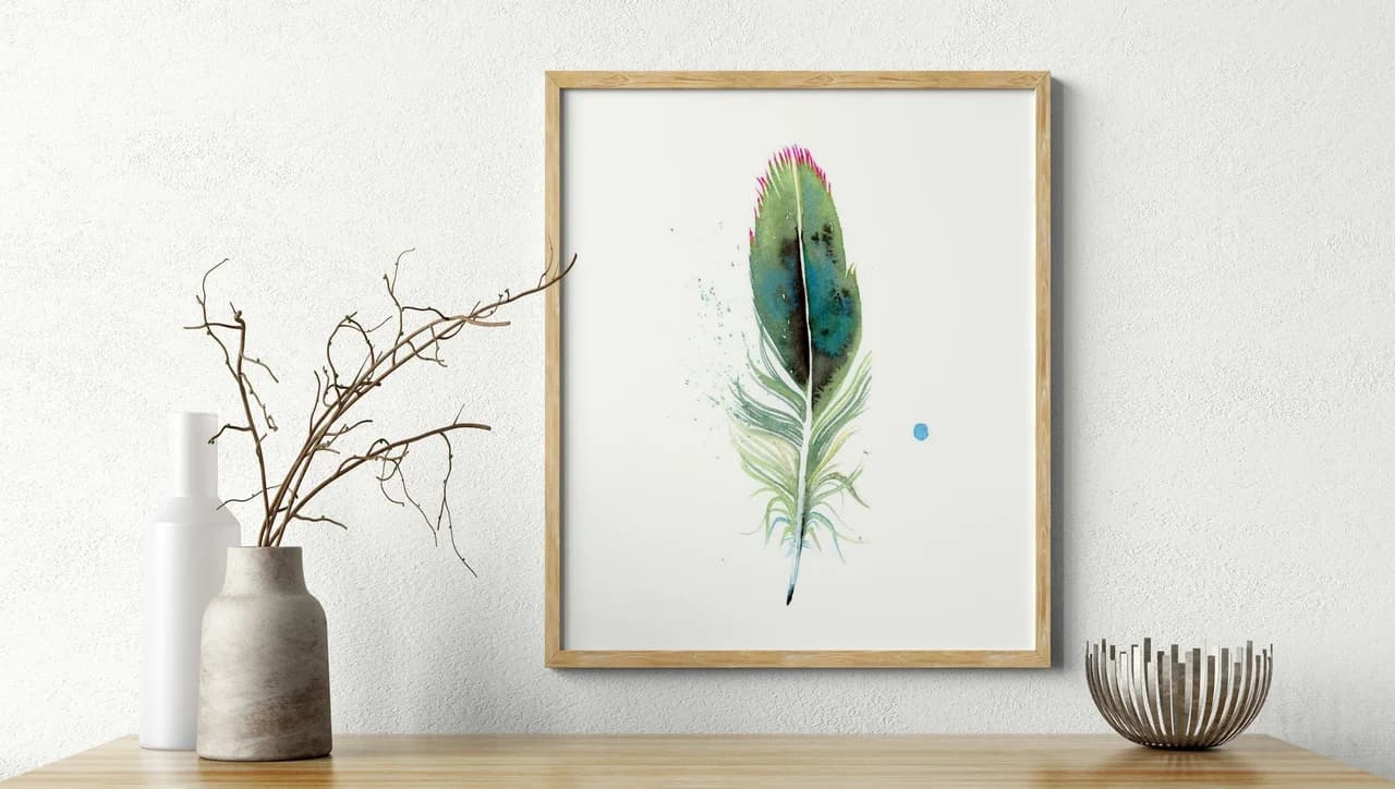 Hummingbird shown in a room setting
