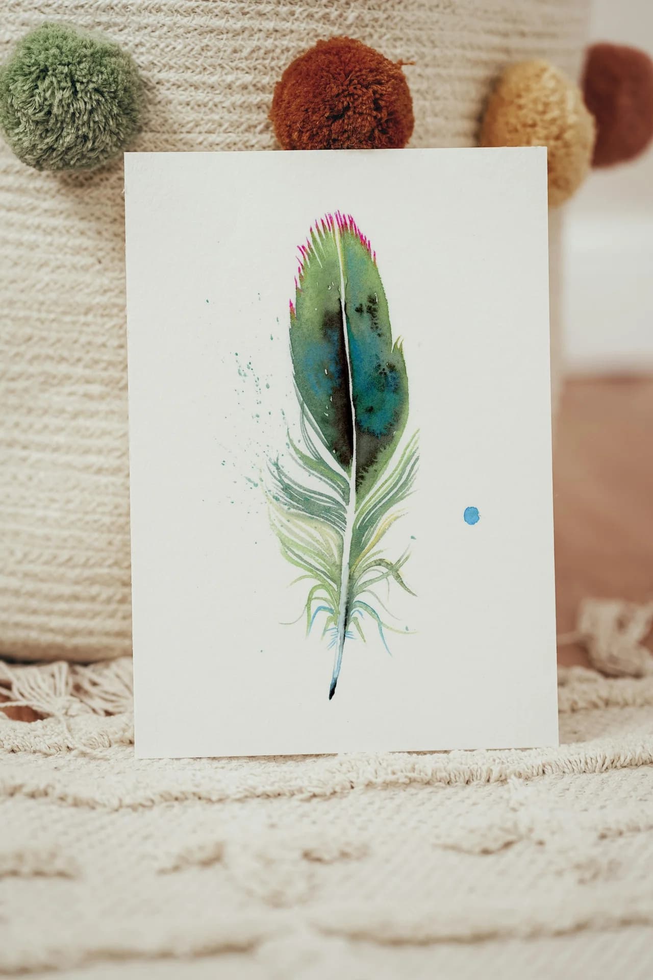 Hummingbird shown in a room setting