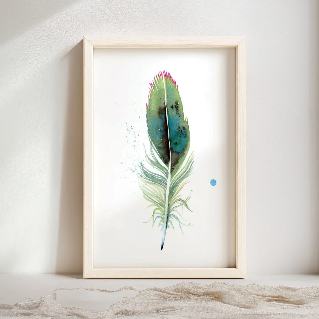Hummingbird shown in a room setting