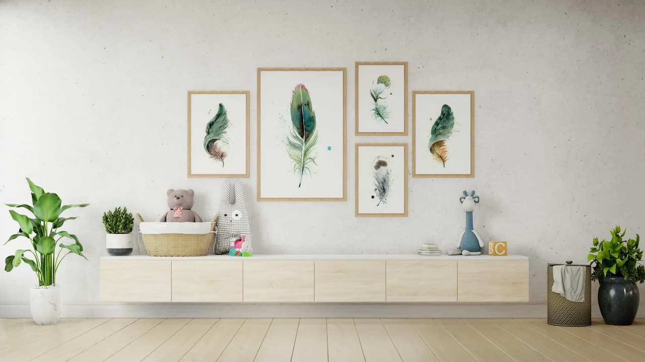 Hummingbird shown in a room setting
