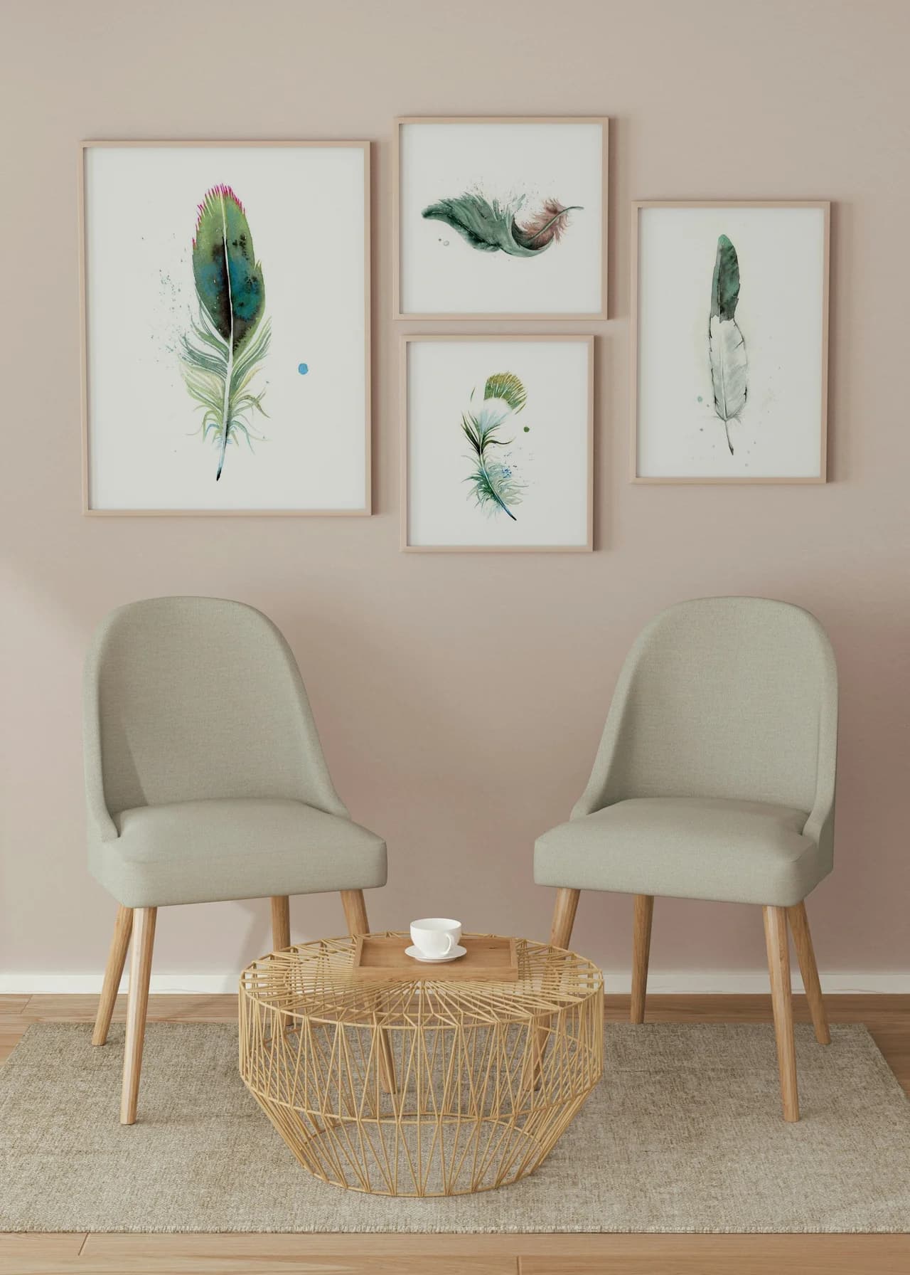 Hummingbird shown in a room setting