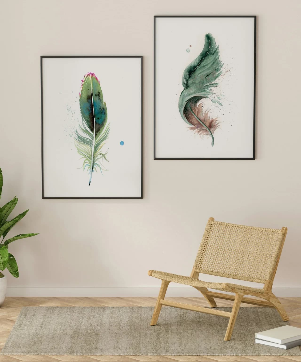 Hummingbird shown in a room setting