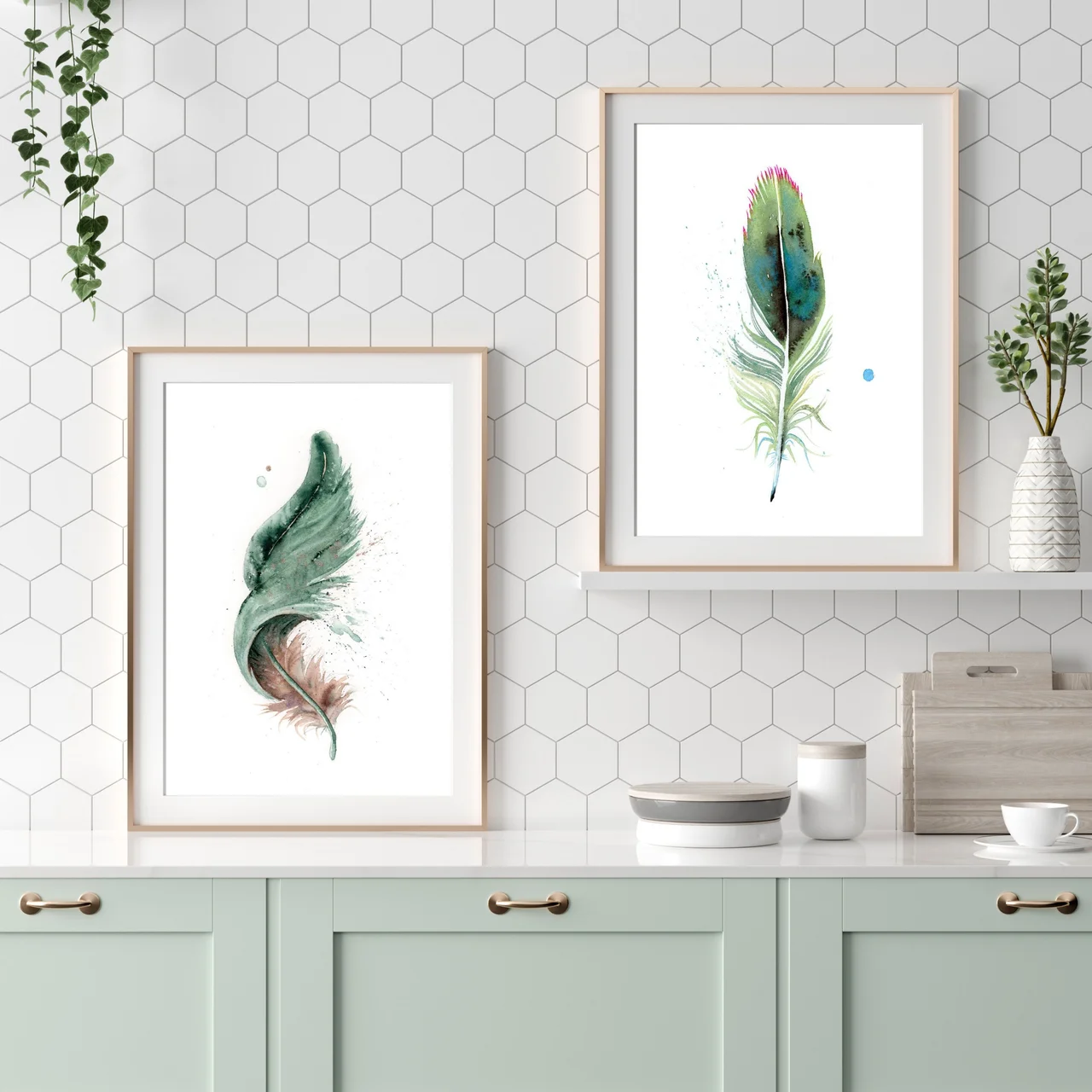 Hummingbird shown in a room setting
