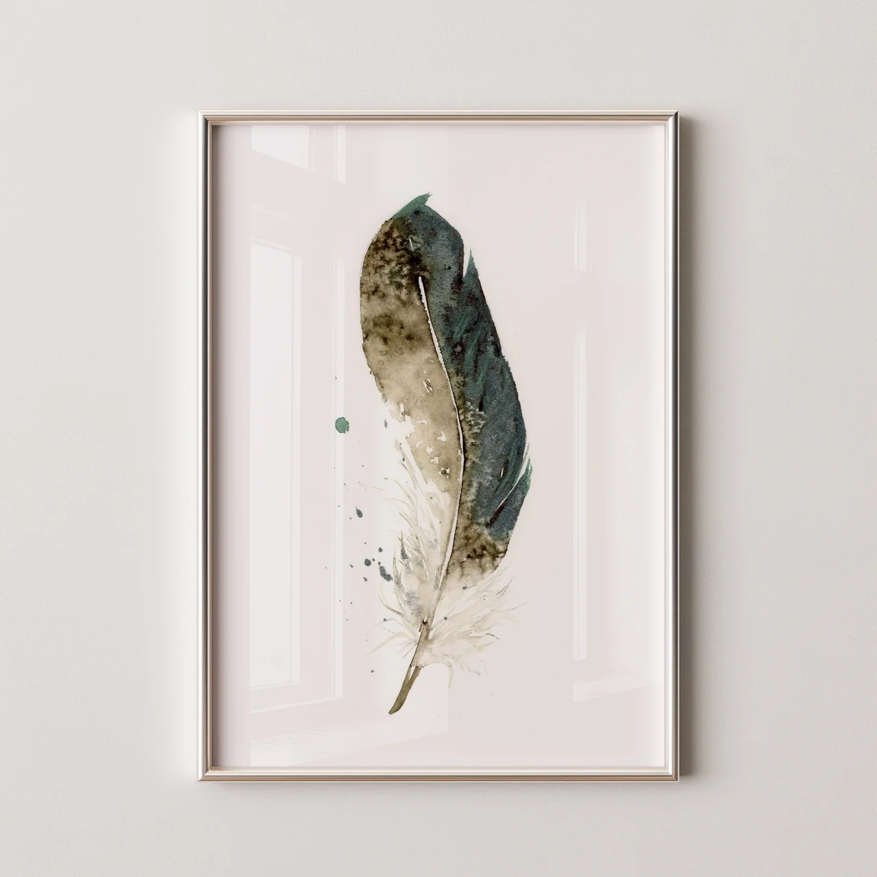 Mallard shown in a room setting