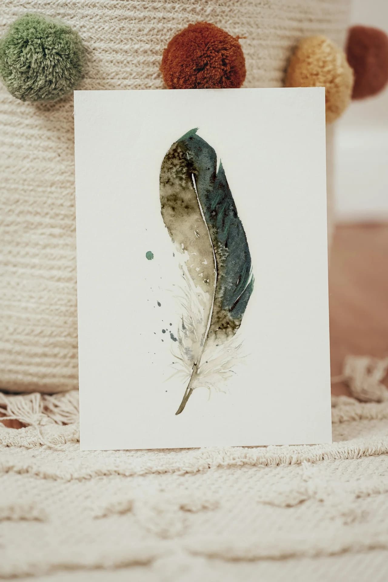 Mallard shown in a room setting