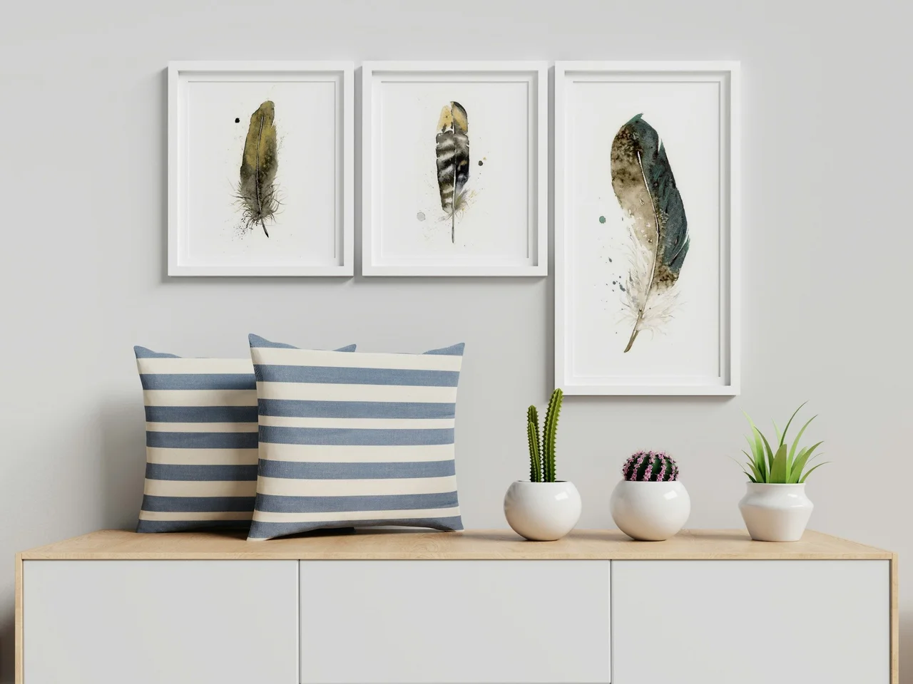 Mallard shown in a room setting