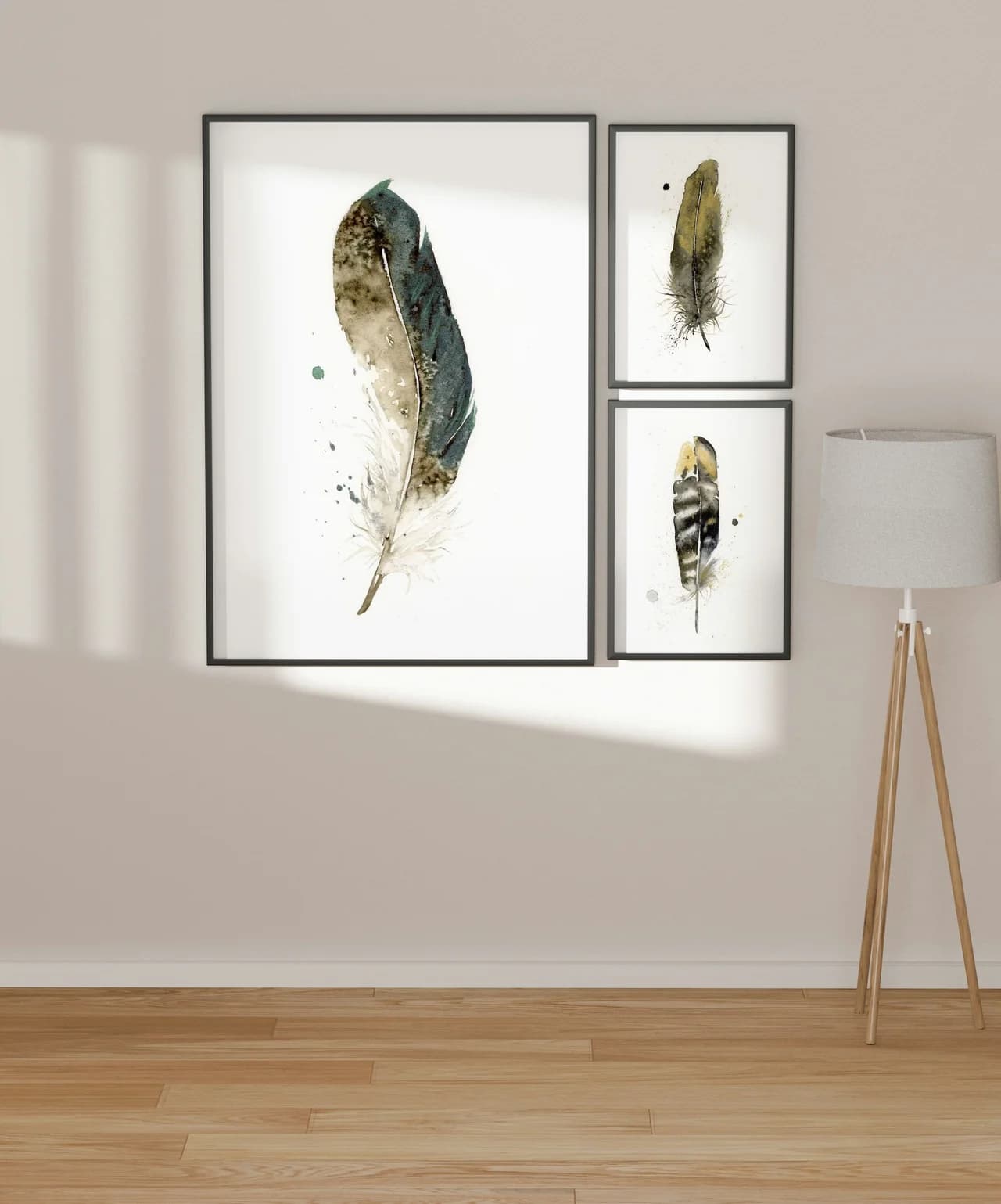 Mallard shown in a room setting
