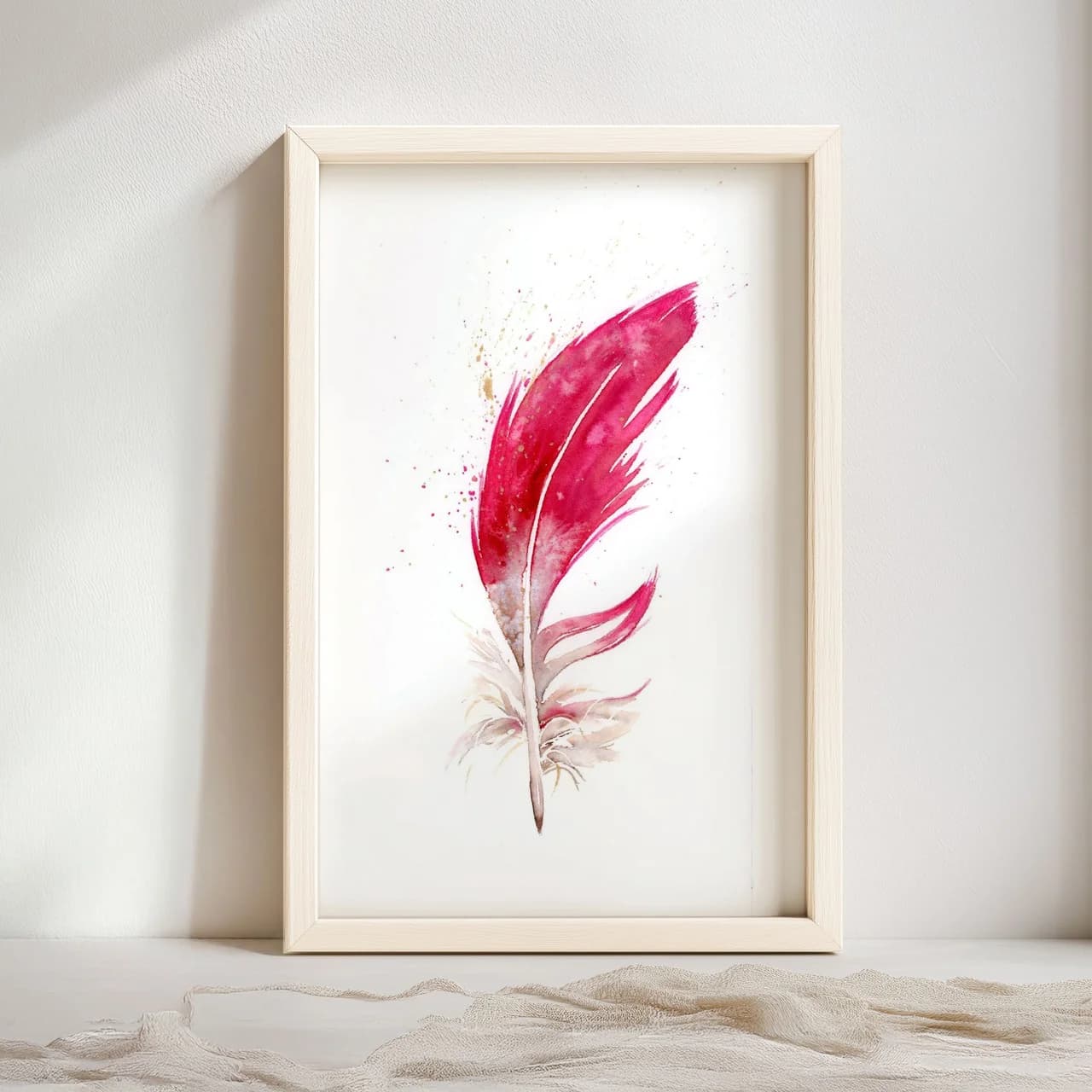 Cardinal shown in a room setting