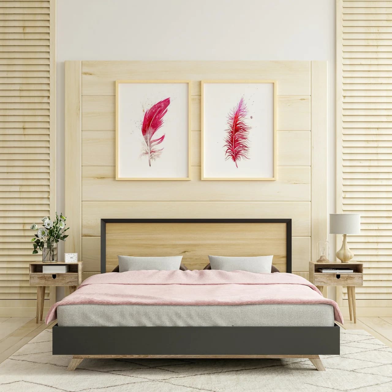 Cardinal shown in a room setting