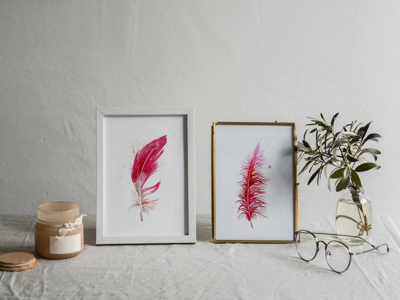 Cardinal shown in a room setting