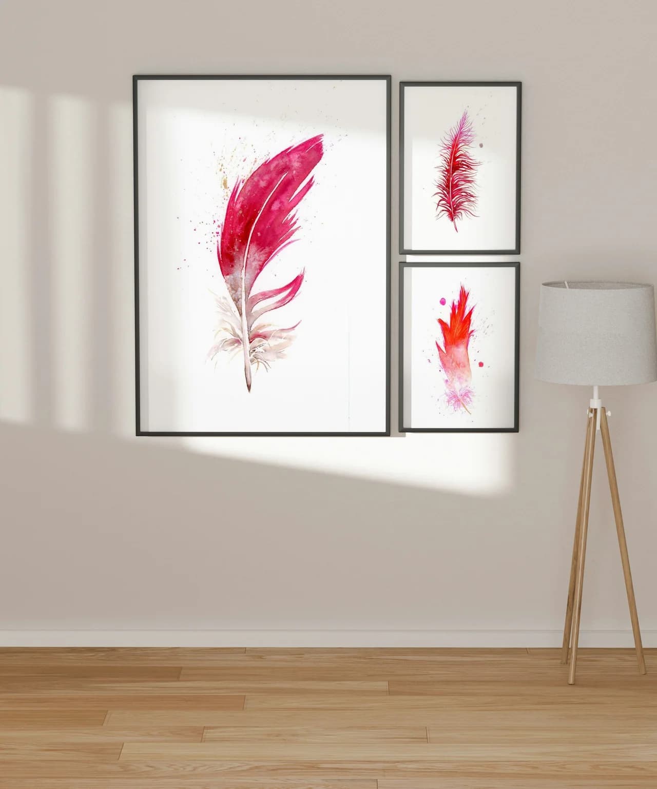 Cardinal shown in a room setting