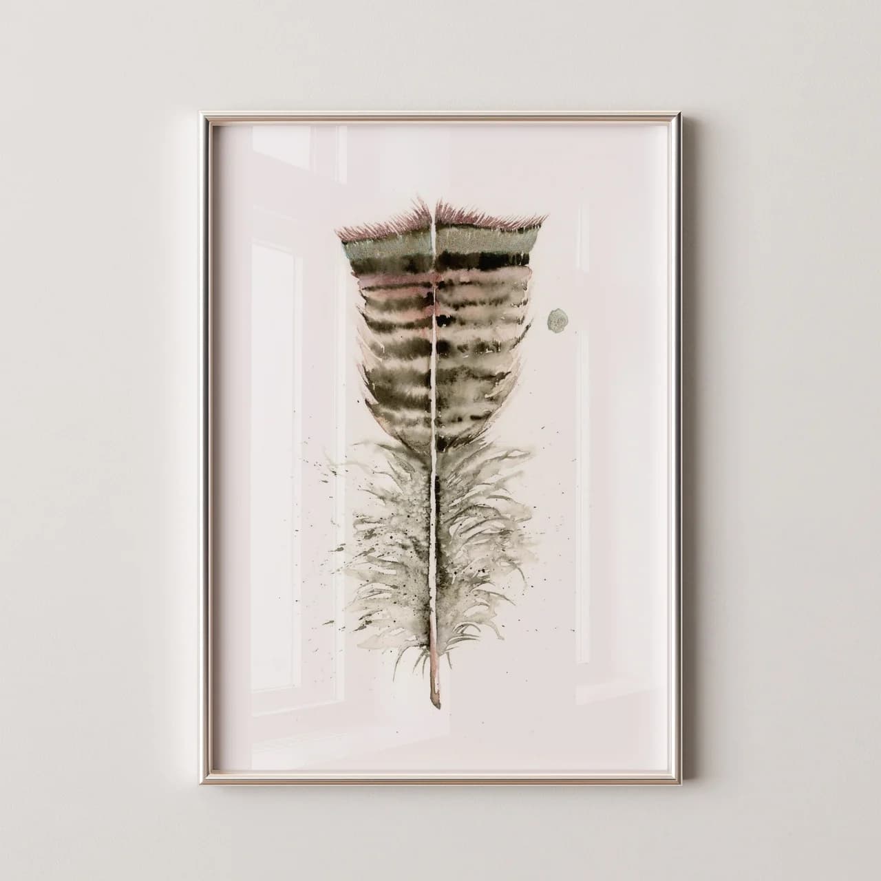 Turkey shown in a room setting