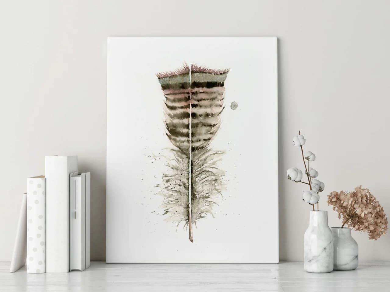 Turkey shown in a room setting