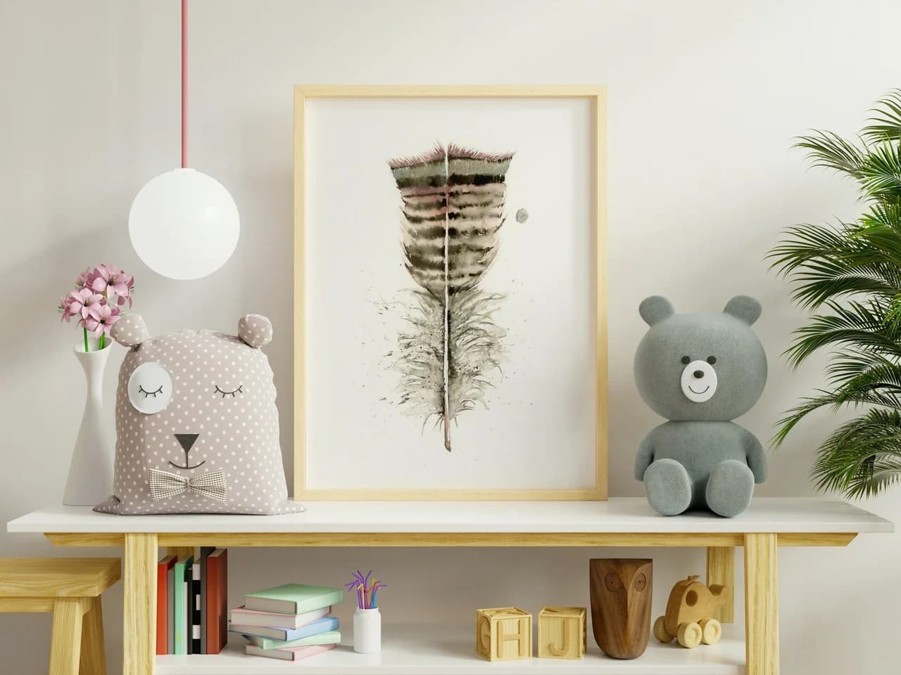 Turkey shown in a room setting