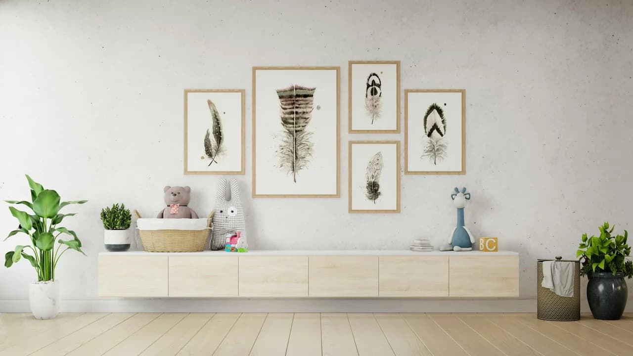 Turkey shown in a room setting