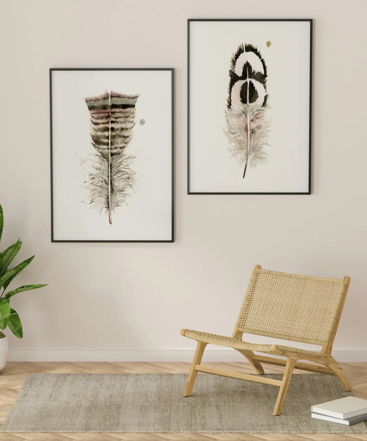 Turkey shown in a room setting