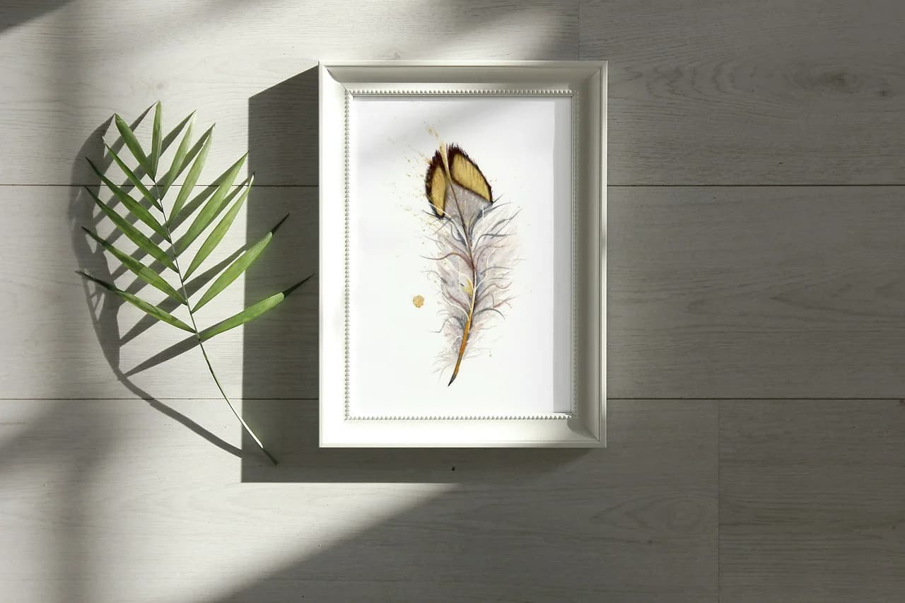 Quail shown in a room setting