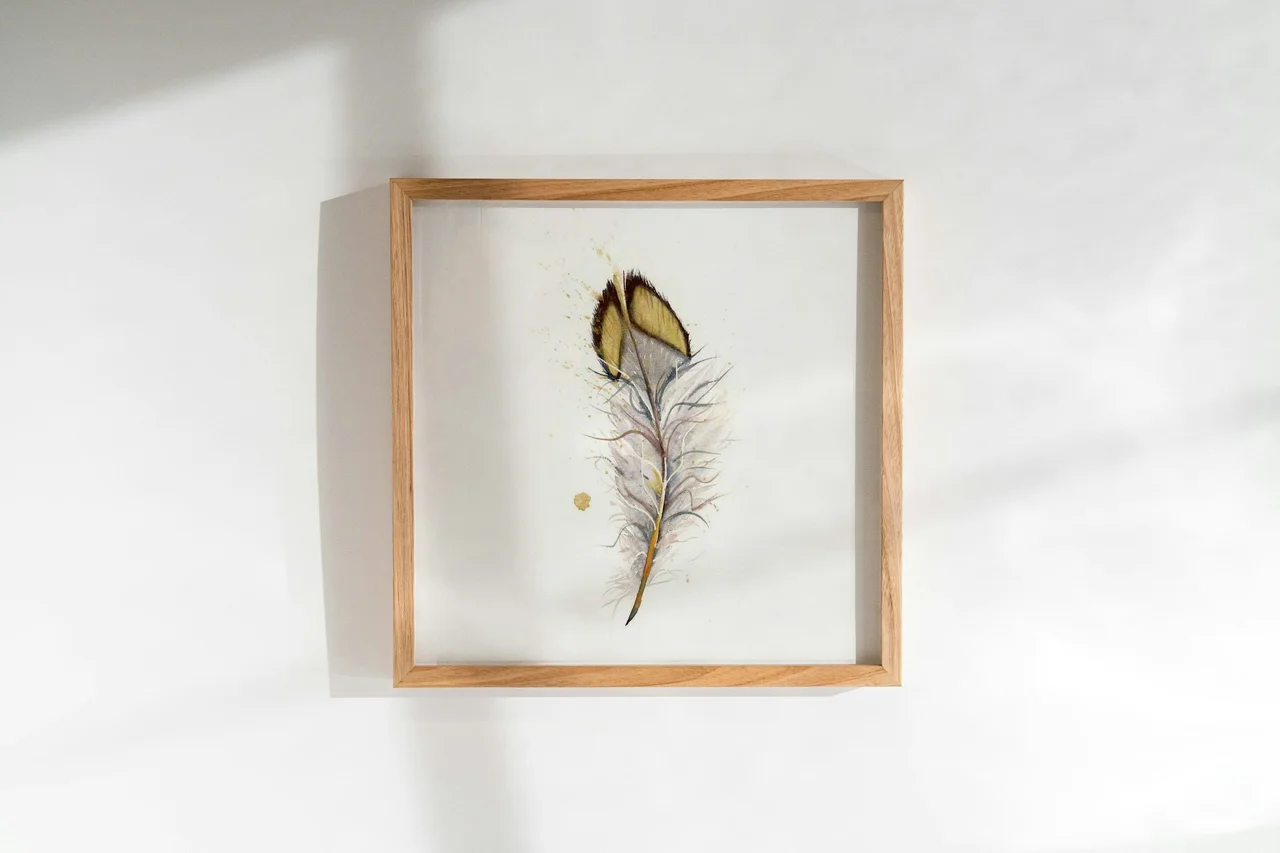 Quail shown in a room setting