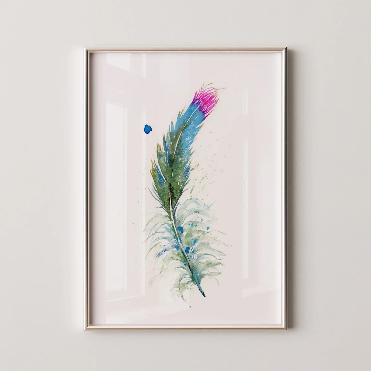 Hummingbird shown in a room setting