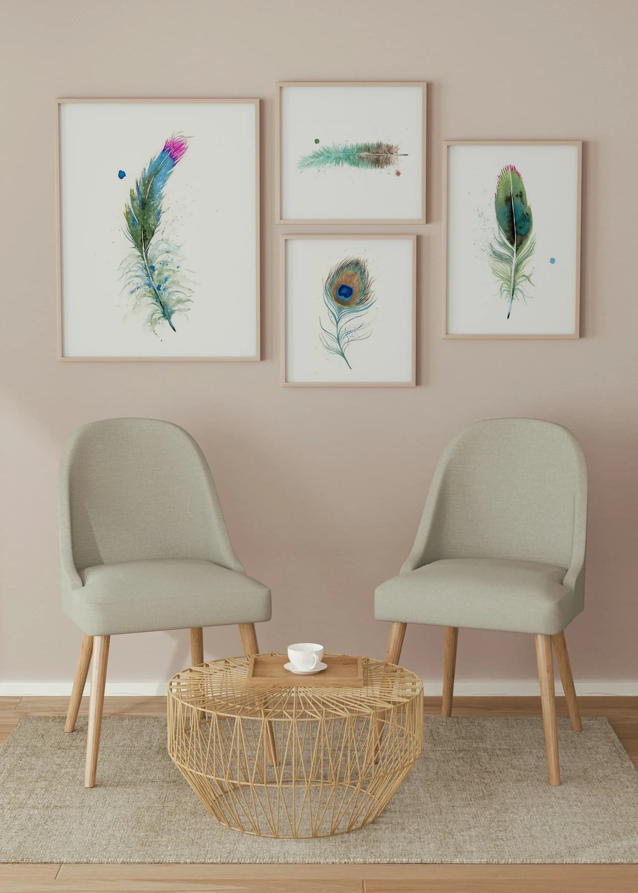 Hummingbird shown in a room setting
