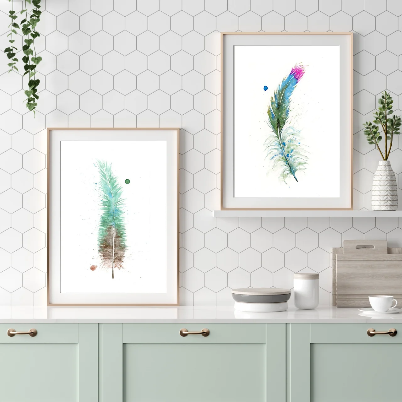 Hummingbird shown in a room setting