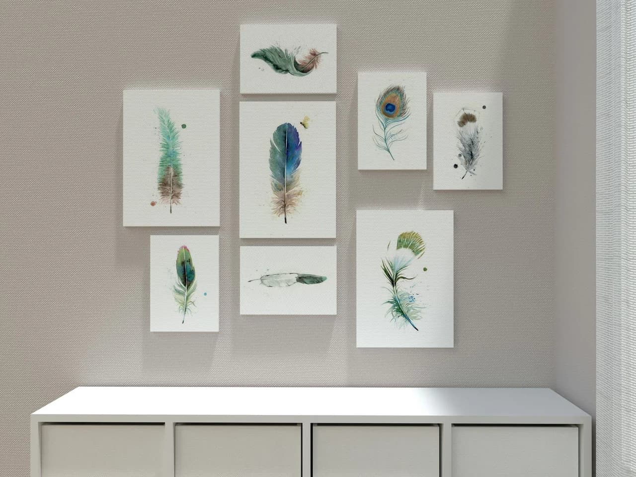 Hummingbird shown in a room setting