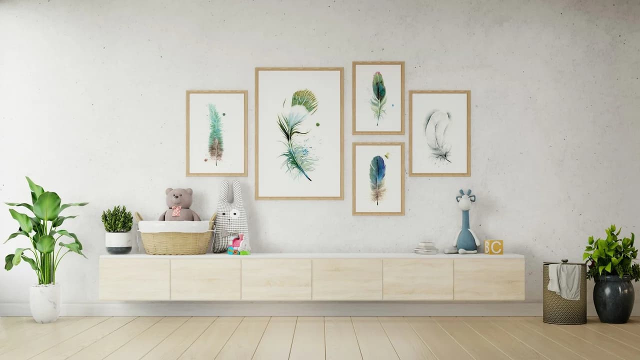 Hummingbird shown in a room setting